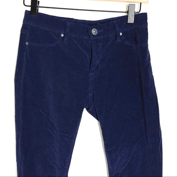 BLANK NYC  blue corduroy low rise skinny jeans jeggings leggings size 27 - Picture 2 of 6